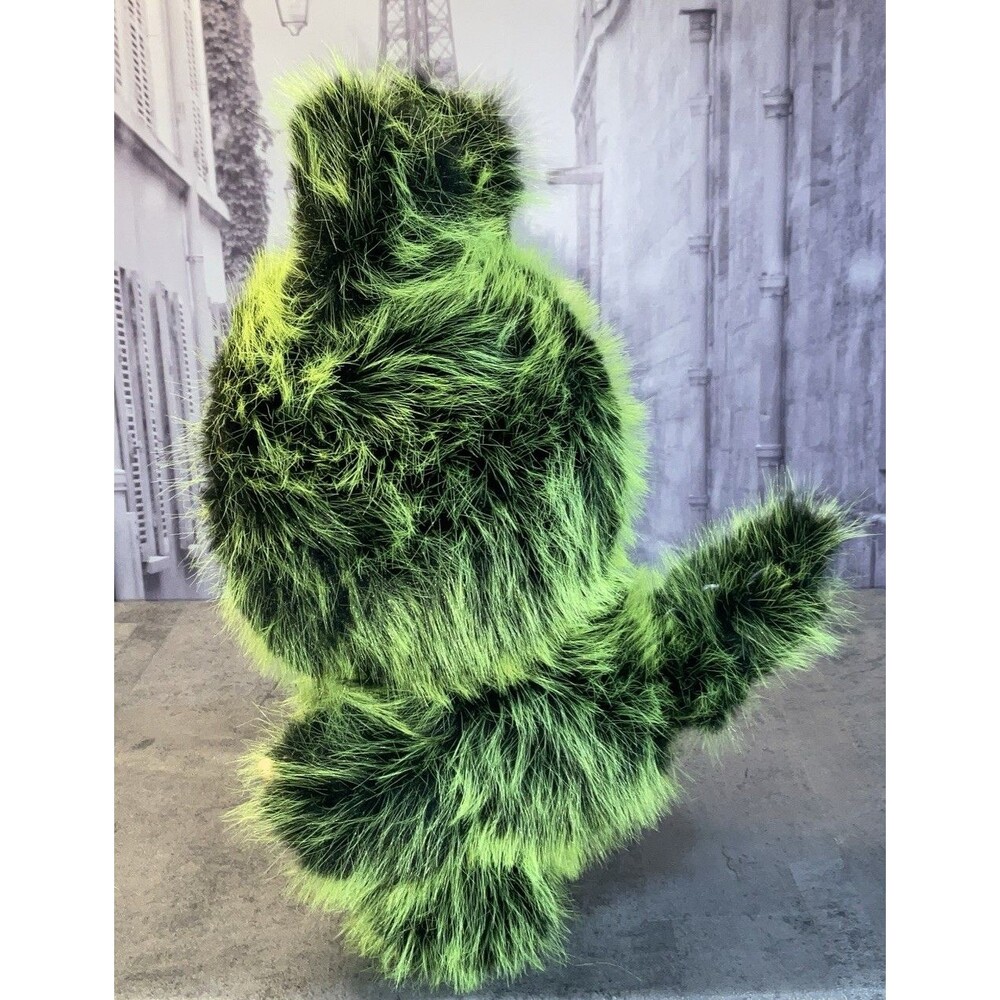 Pop Mart Labubu’’Little Kiwi’’15 Inch Long Neon Green - Picture 5 of 9